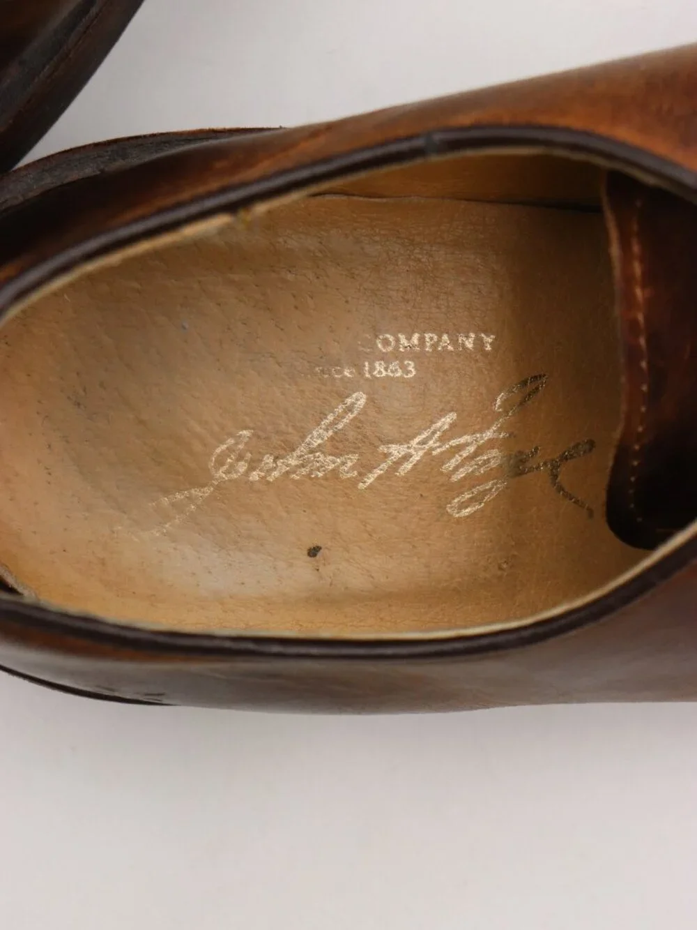 Frye John Addison Men's Size 11 D Brown Leather Oxford Derby Dress Casual